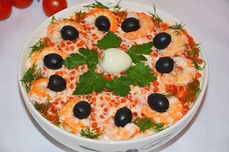 Салат Морская жемчужина » Рецепты - готовим дома | «luchistii-sudak.ru»